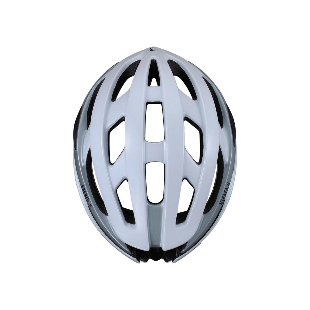 BBB Cycling BBB Helme Hawk M (54-58cm) M weis - leichter Allround-Rennradhelm mit Top-Belüftung