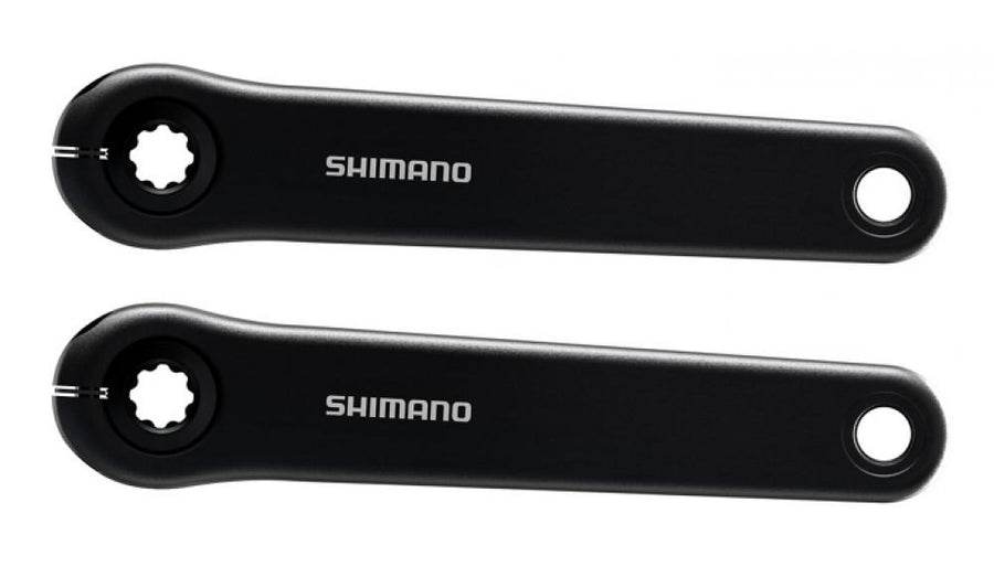 SHIMANO Kurbelarmset E-BIKE SYSTEMS FC-EN500 175 mm Schwarz - robuste E-Bike-Antriebslösung