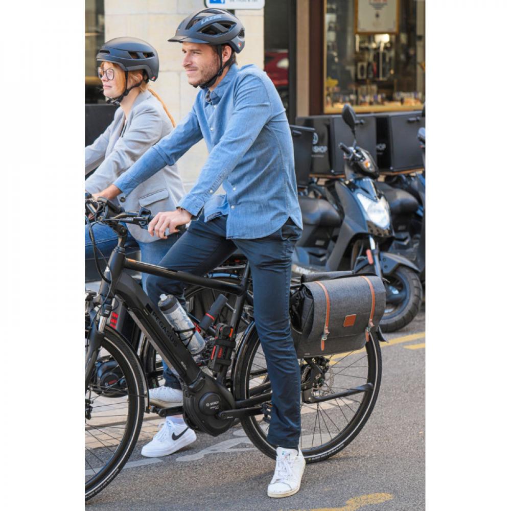 Zefal Gepäckträgertasche Urban Messenger grau 35x30x13cm 11l