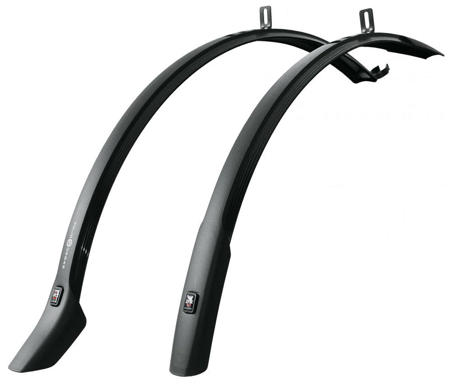 SKS Velo 42 Urban Steckbleche 28 Zoll, schwarze Kunststoff-Schutzbleche für City- und Trekkingräder ohne Streben.