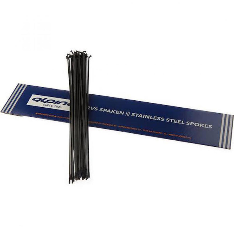 Vision Ersatzspeiche Alpina Flat Directpull 271 mm Schwarz - präziser Laufrad-Ersatz