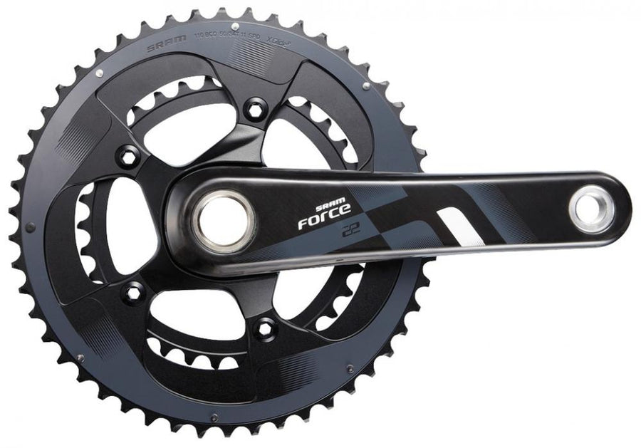 SRAM Force 22 Kurbelsatz 175 mm GXP 50-34T - Leichte Performance für Rennrad-Drivetrains
