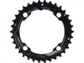Schwarzes SRAM GX 2x10 34 Zähne Kettenblatt für präzise Fahrrad Schaltperformance.