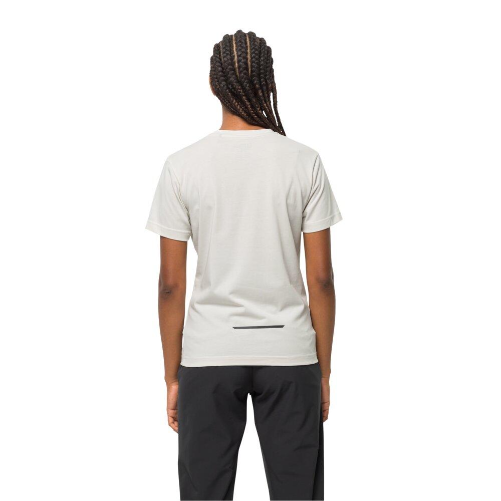 Jack Wolfskin Bike Commute T W Synthetic Fiber T-Shirt Shortsleeve Silver Cloud Größe XS