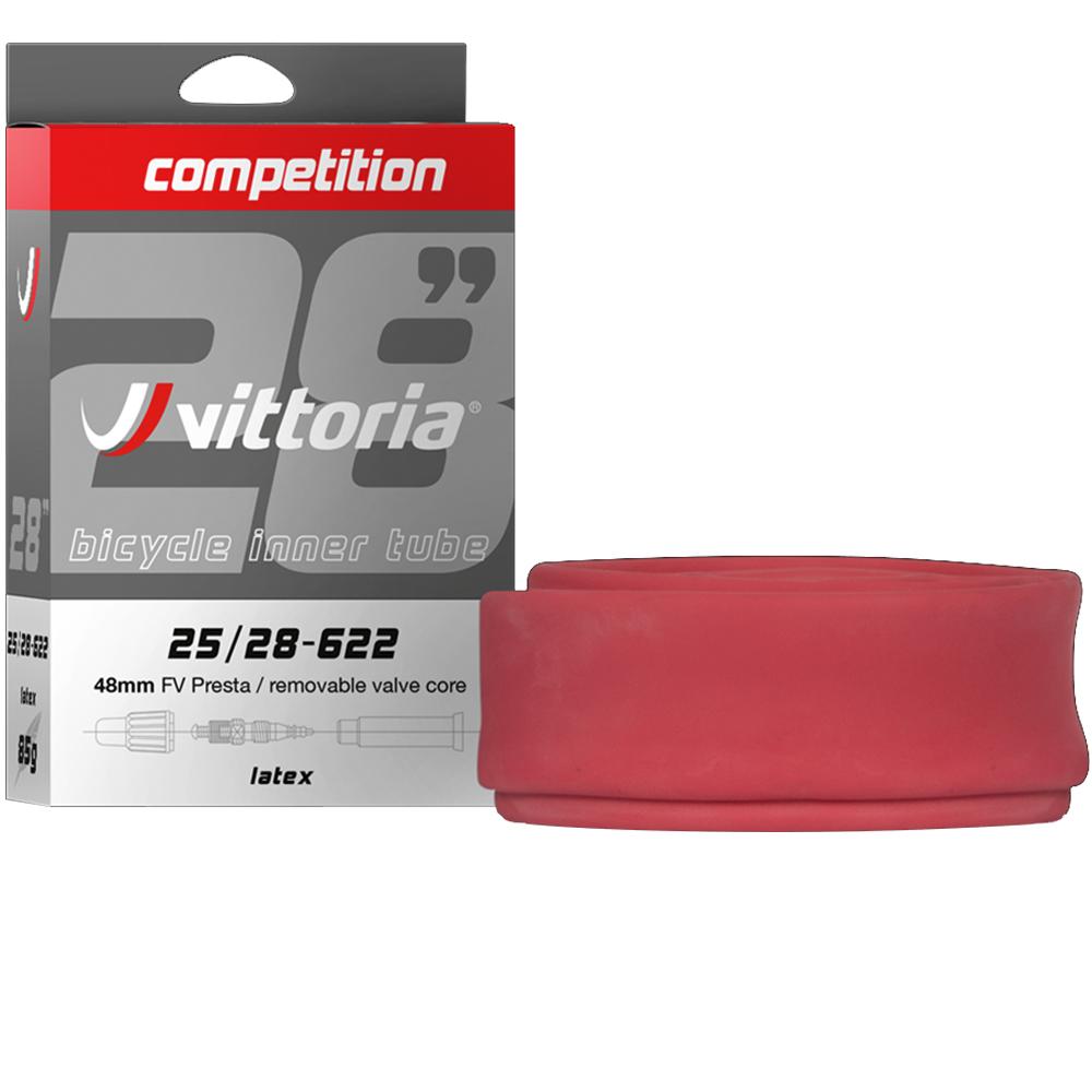 Vittoria Schlauch Competition Latex 25/28-622 SV 25 - Premium-Rennsportschlauch mit geringem Rollwiderstand