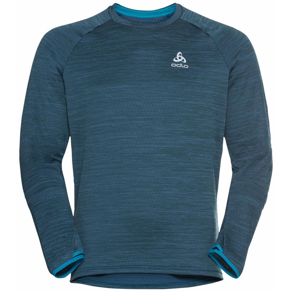 Odlo Men Mid Layer Run Easy deep dive melange Größe L