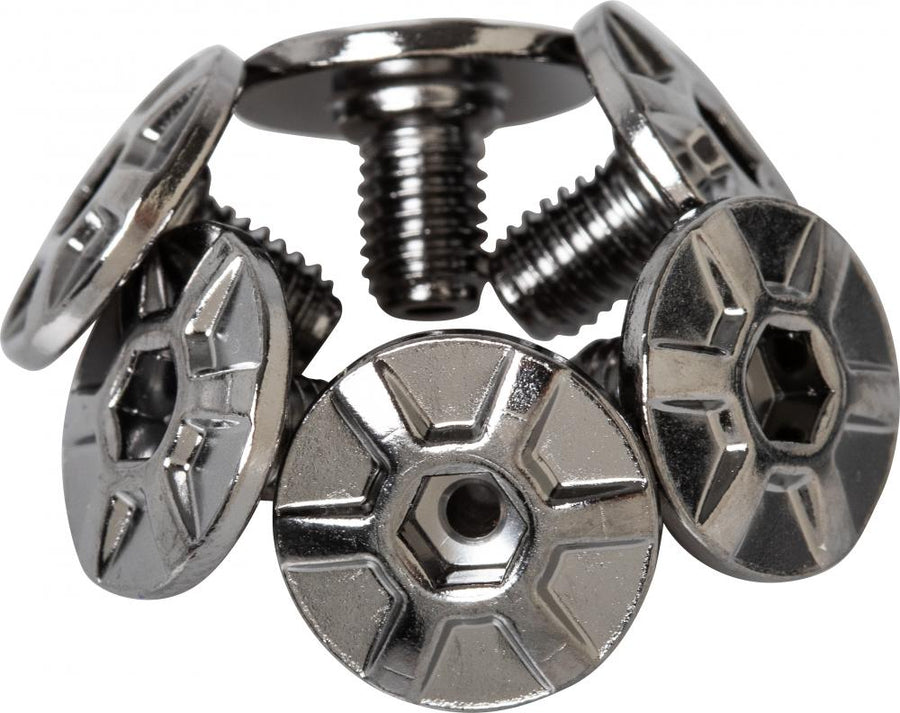 SHIMANO 6 Stk Schraube SPD-SL PD-R9100 Standard M5x8mm - 5x8mm, 8mm