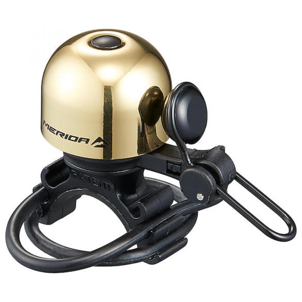 Klingel Merida Classic Ping Gold 22 Gold - Hochwertige Fahrradklingel Mit Klarem Ping-klang