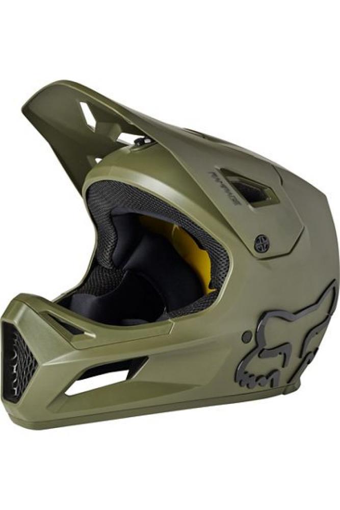 FOX Helm RAMPAGE CE Full Face Schutz Helm olive green L