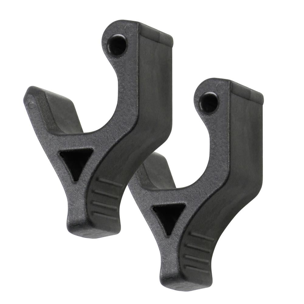 KLICKfix Riegel Oversize Ø 1520 mm für UniKlip 2/KorbKlip 2  Paarweise, schwarz, passend für dicke oder unrunde Gepäckträgerstreben, Maße: 2 x 3,5 x 5,5 cm.