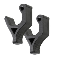 KLICKfix Riegel Oversize Ø 1520 mm für UniKlip 2/KorbKlip 2  Paarweise, schwarz, passend für dicke oder unrunde Gepäckträgerstreben, Maße: 2 x 3,5 x 5,5 cm.