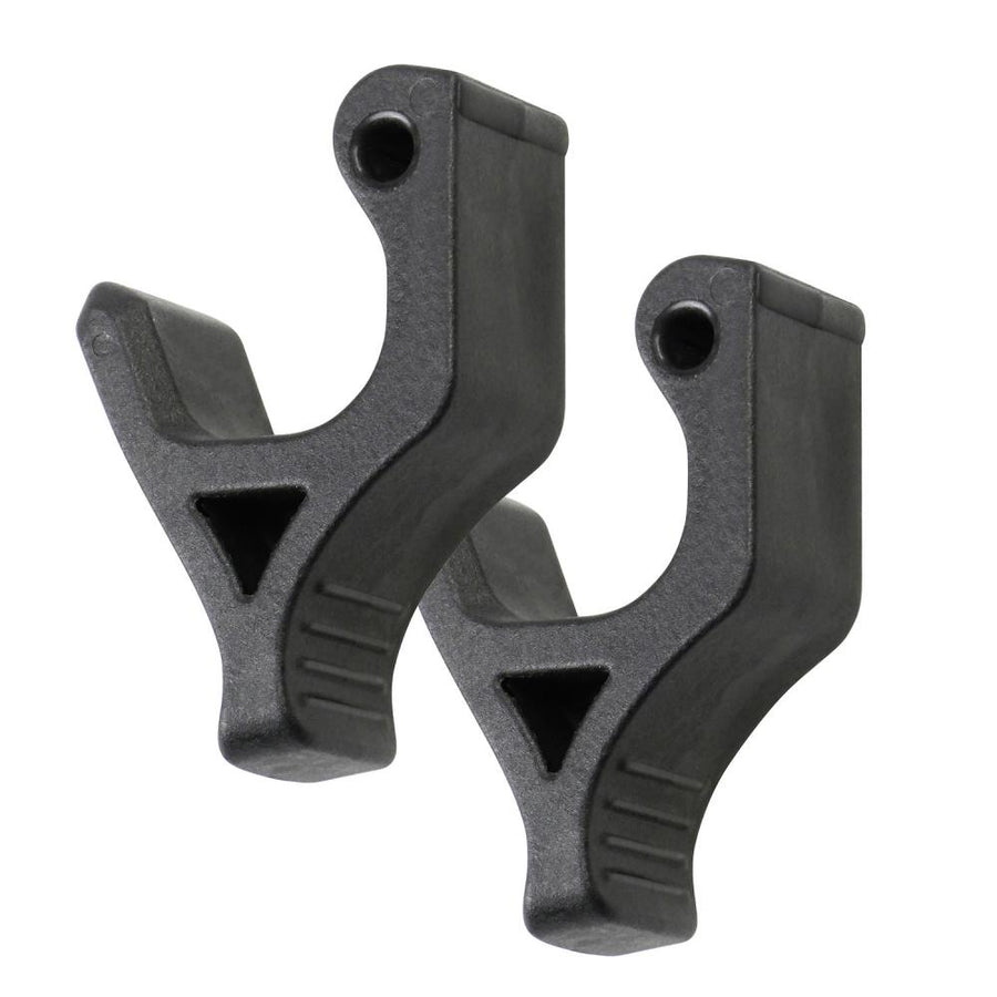 KLICKfix Riegel Oversize Ø 1520 mm für UniKlip 2/KorbKlip 2  Paarweise, schwarz, passend für dicke oder unrunde Gepäckträgerstreben, Maße: 2 x 3,5 x 5,5 cm.