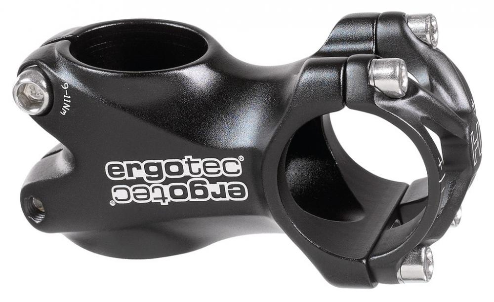Ergotec AHEAD Vorbau Piranha Alu schwarz 1 1/8" Ø 31,8mm 50mm 6°