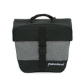 Haberland Einzeltasche 12 5l Einsteiger schwarz/silber - praktische Gepäckträgertasche in moderner Ausführung