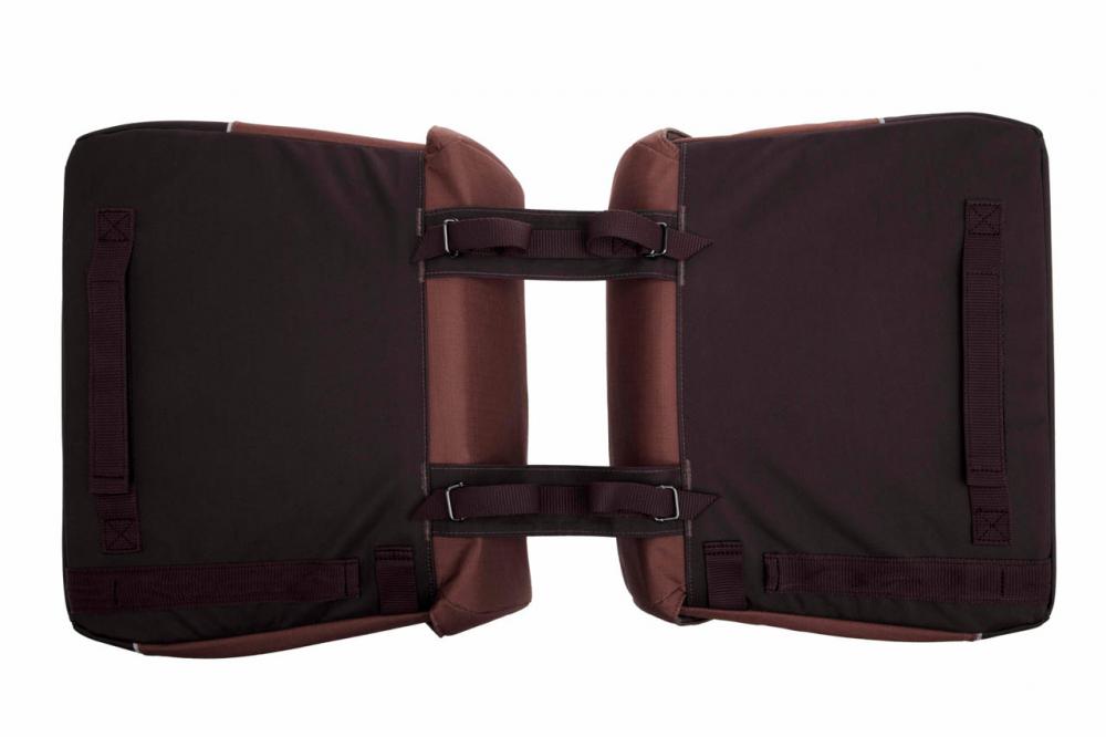 New Looxs Doppelpacktasche Oslo Joli Burgundy/Rust 37L Burgundy - viel Stauraum für Alltag & Tour