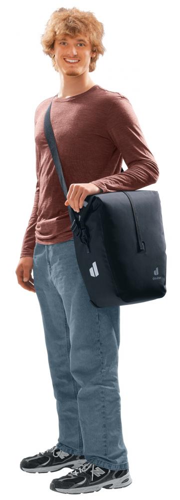 Deuter Visby 25+5 Gepäckträgertasche Schwarz - Wasserdicht IPX4 & Reflektierend