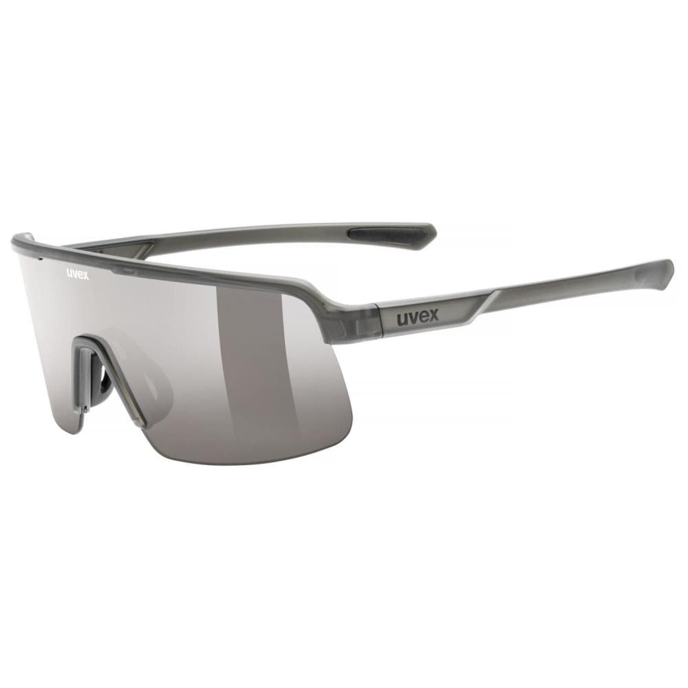 uvex dyrt Sportbrille smoke matt/smoke - Shield-Design, 100% UV-Schutz, Einheitsgröße