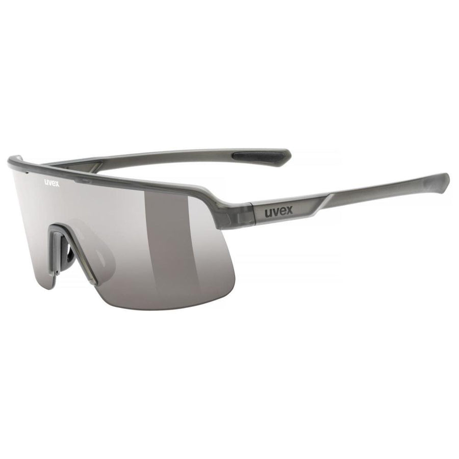 uvex dyrt Sportbrille smoke matt/smoke - Shield-Design, 100% UV-Schutz, Einheitsgröße