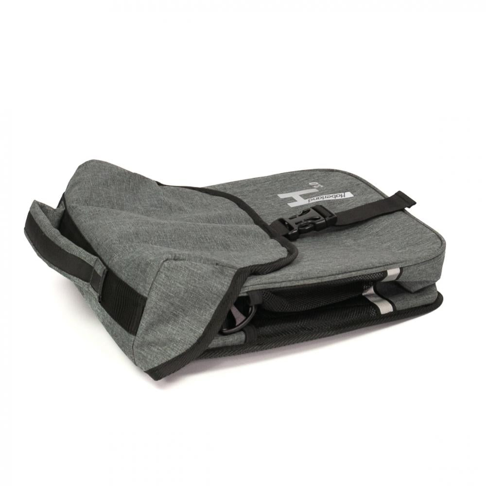 Haberland Einzeltasche 14l Basic 3.0 grau - praktische Gepäckträgertasche für Alltag und Tour