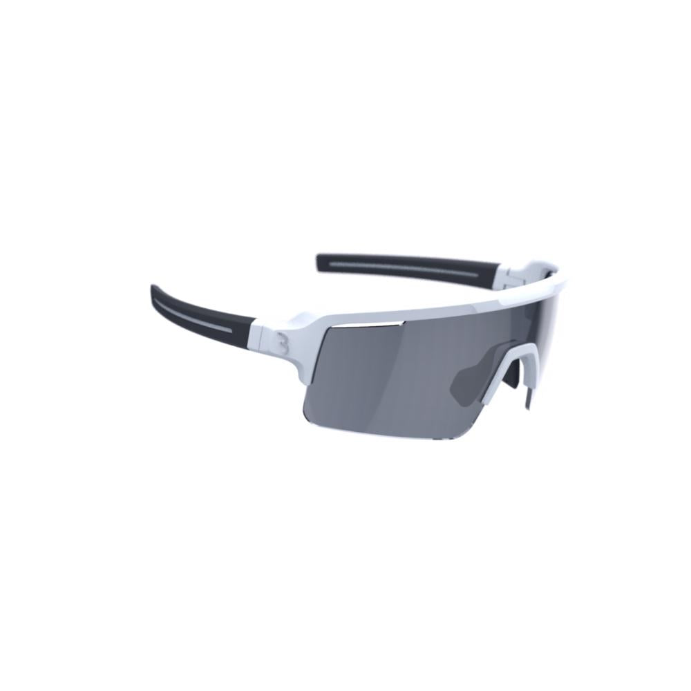 BBB Cycling BBB sportbrille Fuse PC flash Größe M matt weiß - leichte Sportbrille mit Top-Sicht
