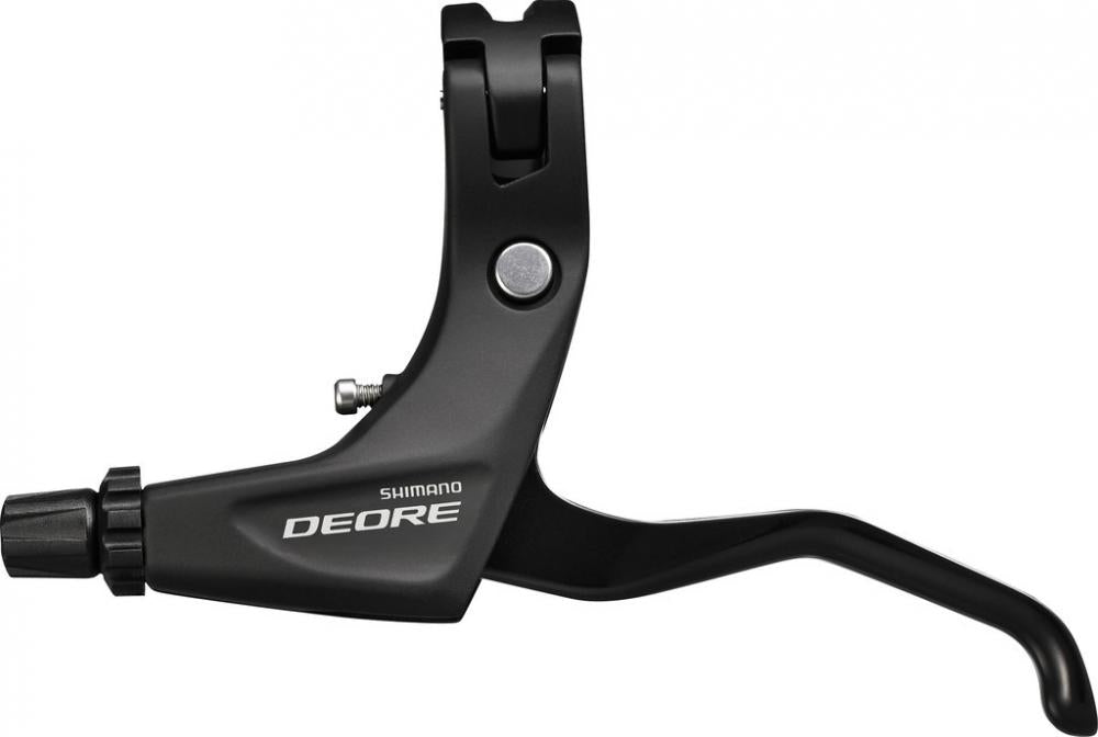 Bremshebel Deore Bl-t610, 2-finger Hebel, Links, V-brake-kompatibel, Schwarz, Für Trekking- & Citybikes Geeignet