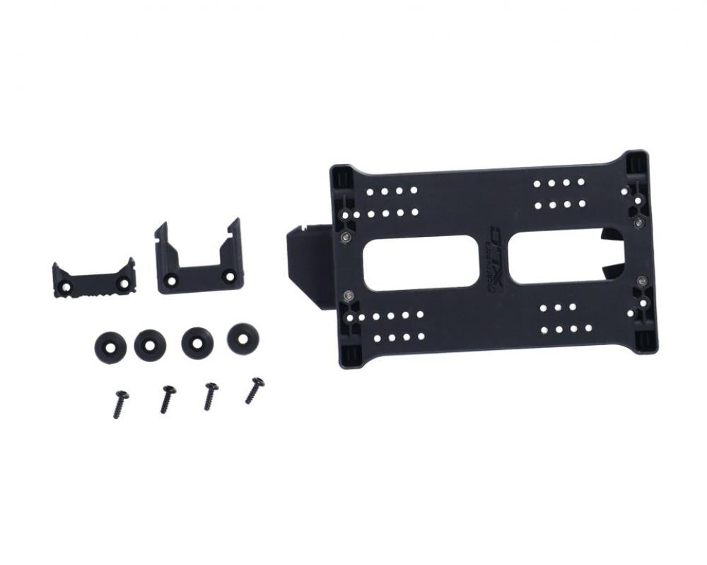 XLC BA-X20 Carry More II Adapterplatte für XLC Systemgepäckträger, Carry More I und II, 5:1 Taschen und Körbe, inkl. Austauschpins