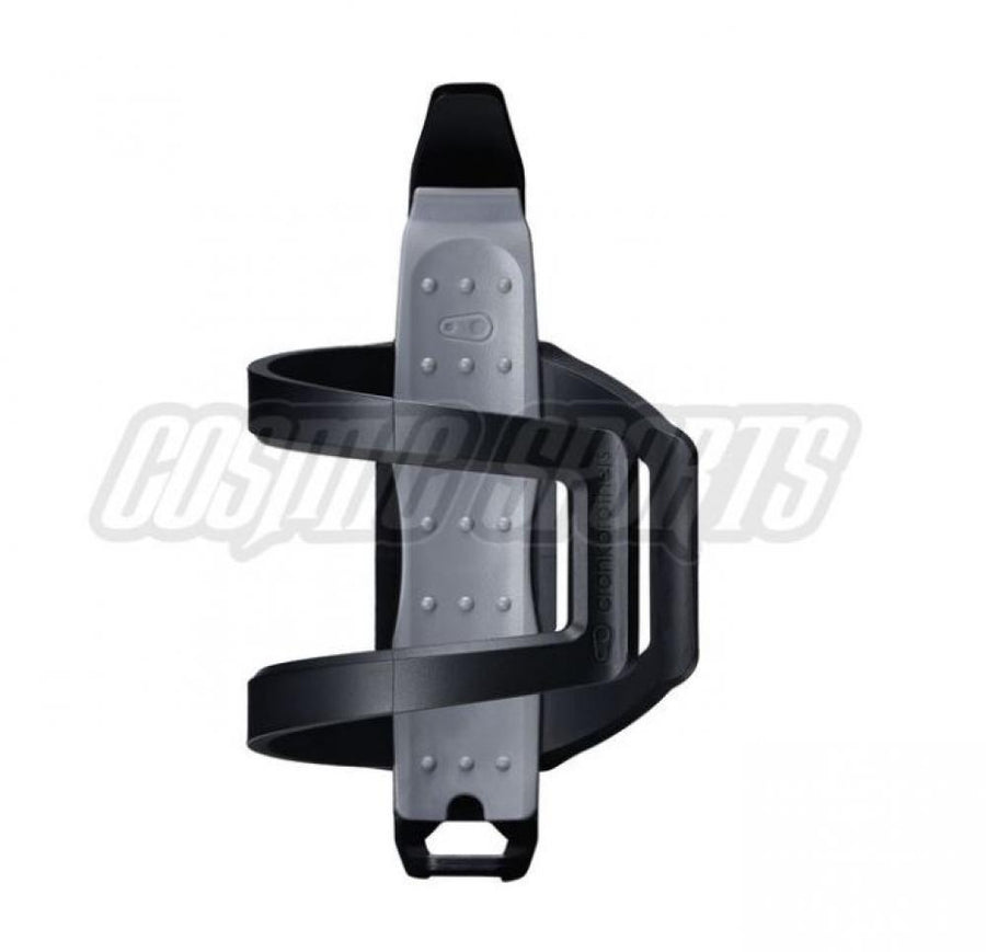Crankbrothers S.O.S. BC2 Side Entry Flaschenhalter schwarz mit Reifenheber & Tubeless Repair Kit.
