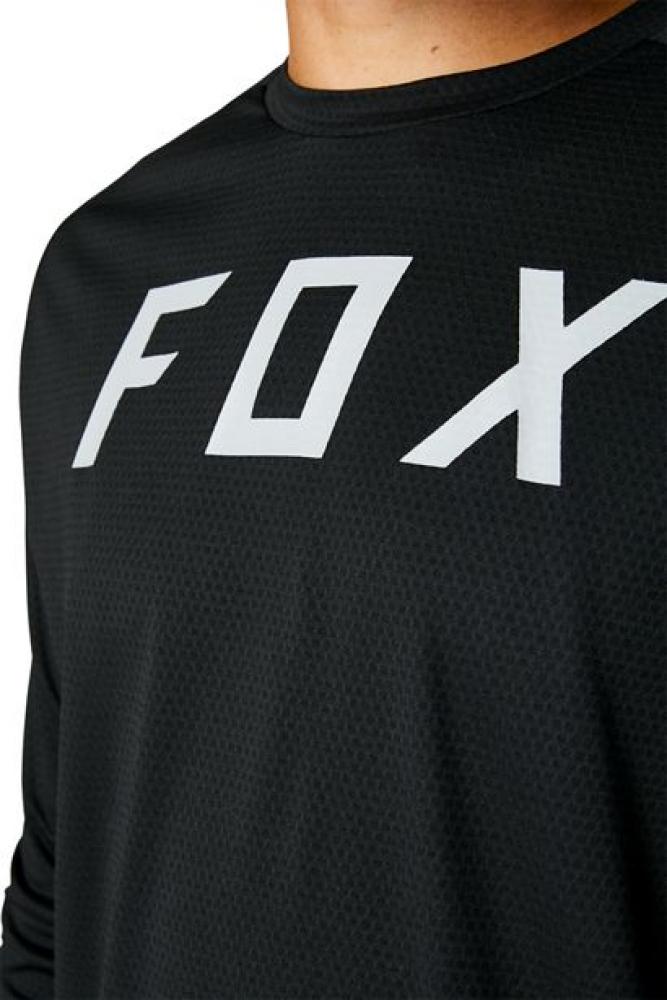 Fox Defend langärmliges Jersey black Größe XL