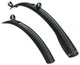 SKS Beavertail XL Schutzblech-Set für 26\"-28\" MTB, schlagfester Kunststoff, optimierter Spritzschutz, einfache Montage, auch für Federgabeln geeignet