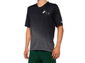 100% Celium Short Sleeve Jersey S Black/Charcoal - leichtes MTB-Trikot mit hoher Atmungsaktivität