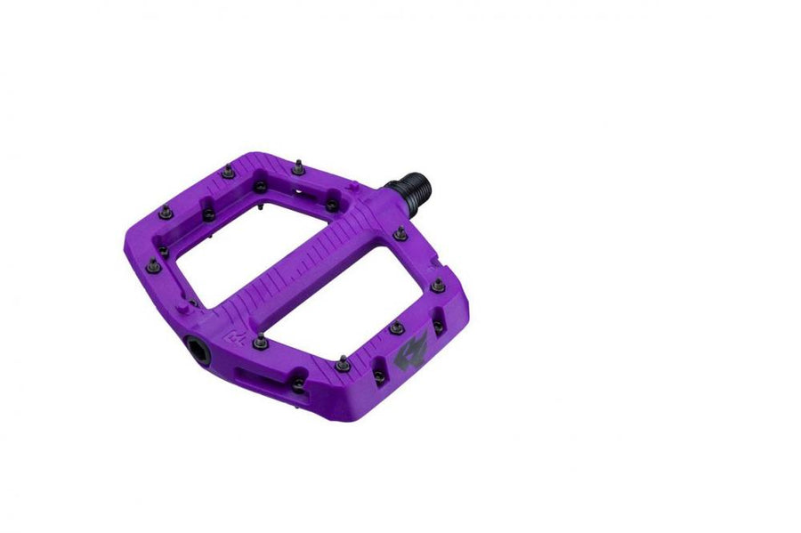 Race Face Chester Large Plattform-Pedal, purple lila - griffiges MTB-Pedal der aktuellen Generation
