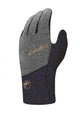 CHIBA All Natural Glove Warm - wasserdichte Merino-Leder Radhandschuhe, L, dunkelgrau