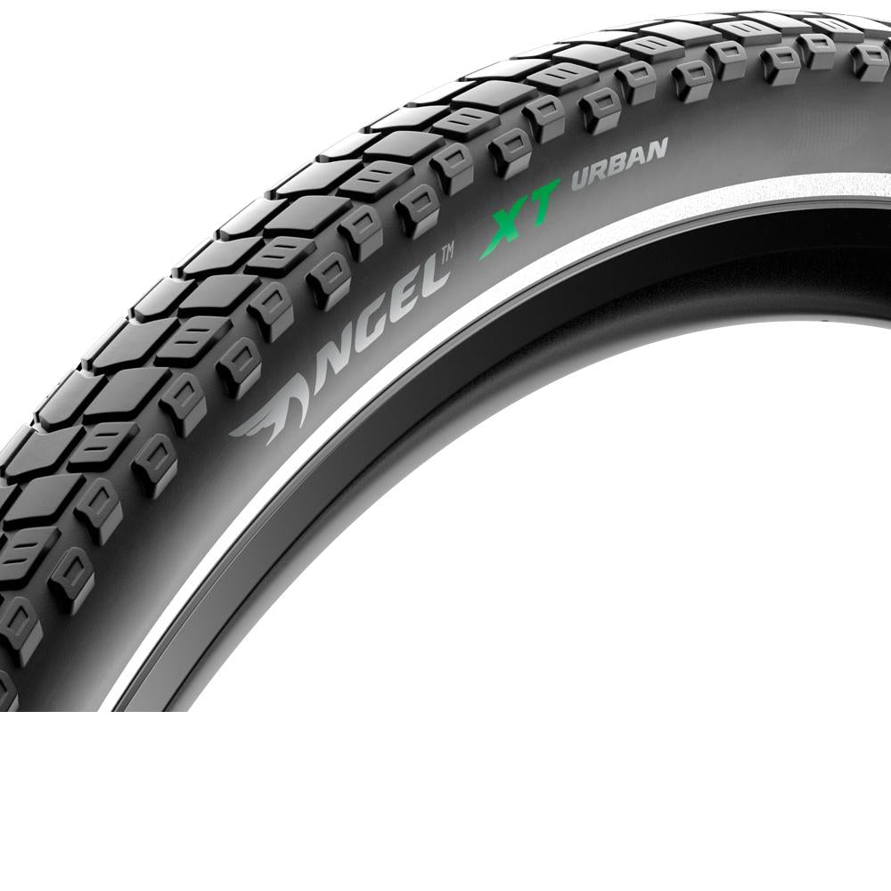 Pirelli Angel XT Urban Drahtreifen 700x57C Schwarz-Reflex - Urban Reifen mit 5 mm Pannenschutz
