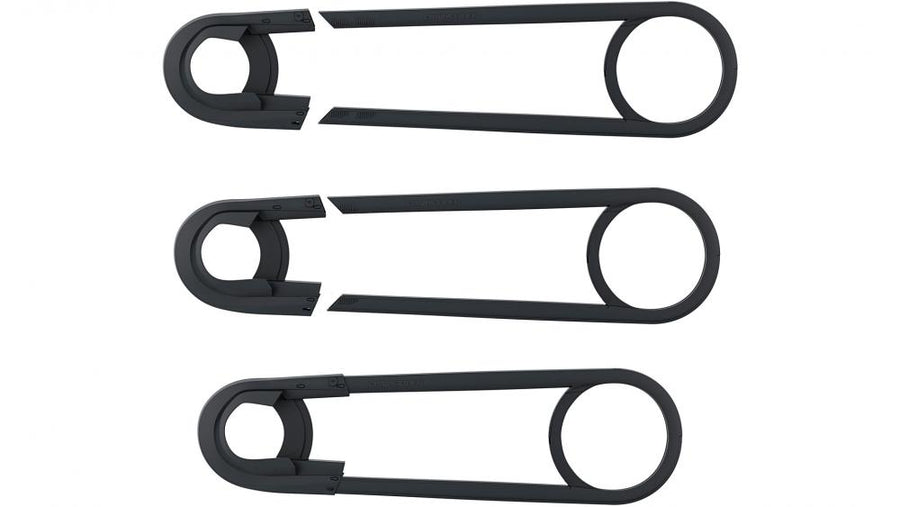 Hebie Vollkettenschützer Vorderteil für Shimano Nexus 5Gang 38 Zähne, schwarz