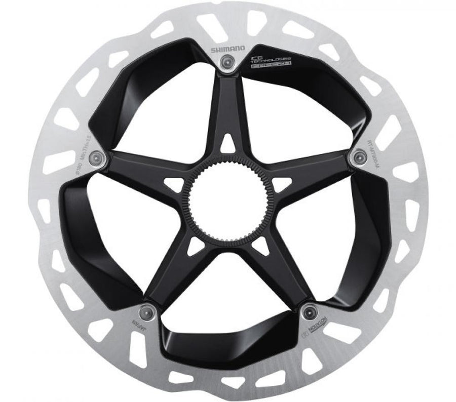 SHIMANO Bremsscheibe RT-MT900 mit Magnet-Verschlussring für EW-SS302 brake - 180 mm