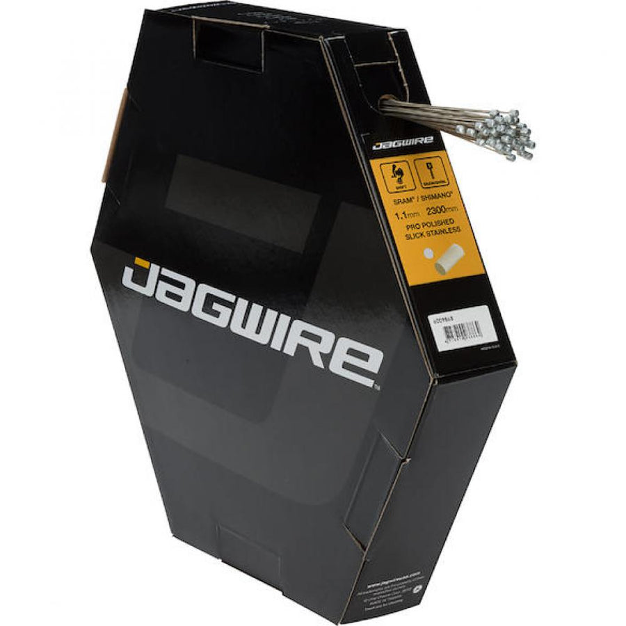 Jagwire Schaltzug Pro Slick polished 1,1 x 2300 mm Gold - extrem geschmeidige Schaltperformance