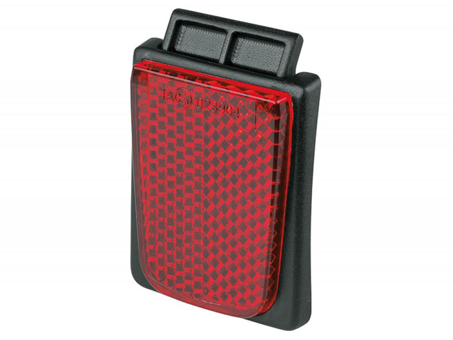 MonkeyLink Rear Reflektor ML-1 schwarz, magnetisch, für Sattelklemme, StVZO-zugelassen, erhöht Sichtbarkeit, leicht und kompakt 40 x 50 mm