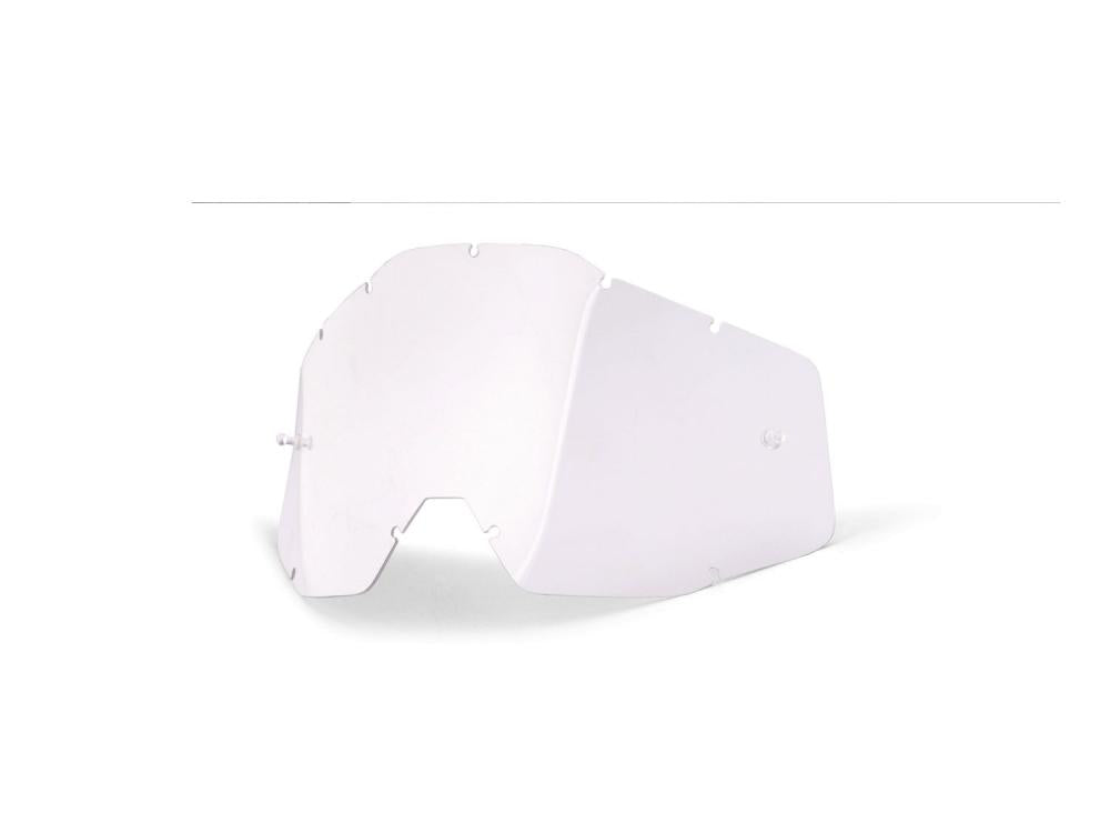 100% Strata Mini replacement lens unis clear - klare Sicht für Kinder-Motocrossbrillen