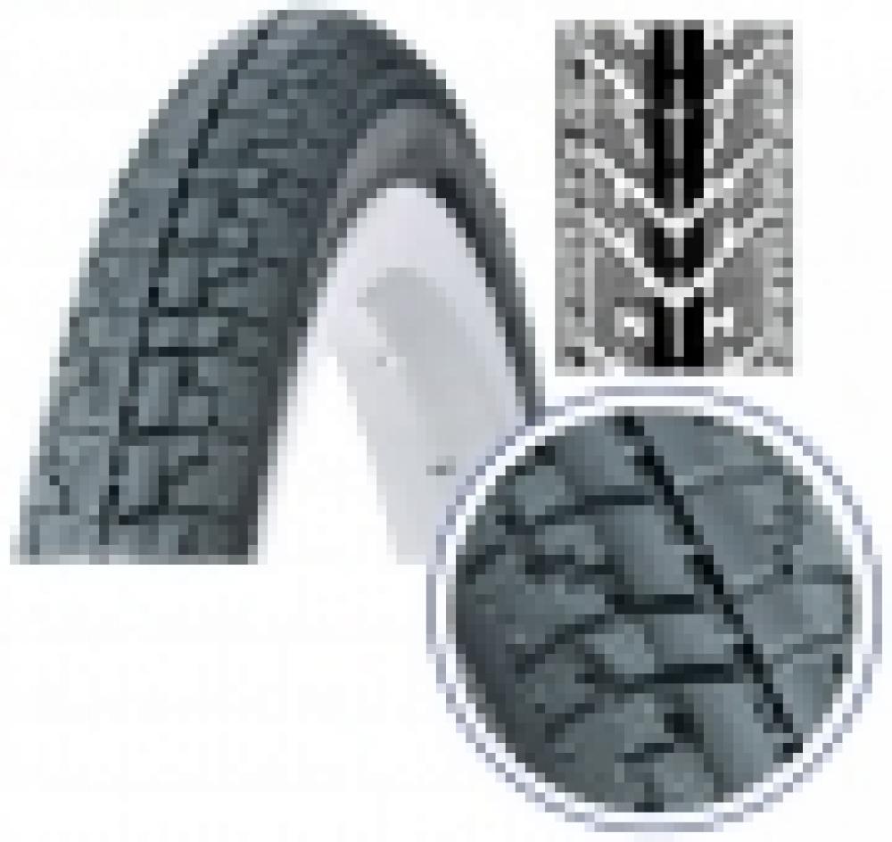 Dutch Perfect Reifen No Flat Sri-59 28x1.65" 42-622 Schwarz Reflex Draht"