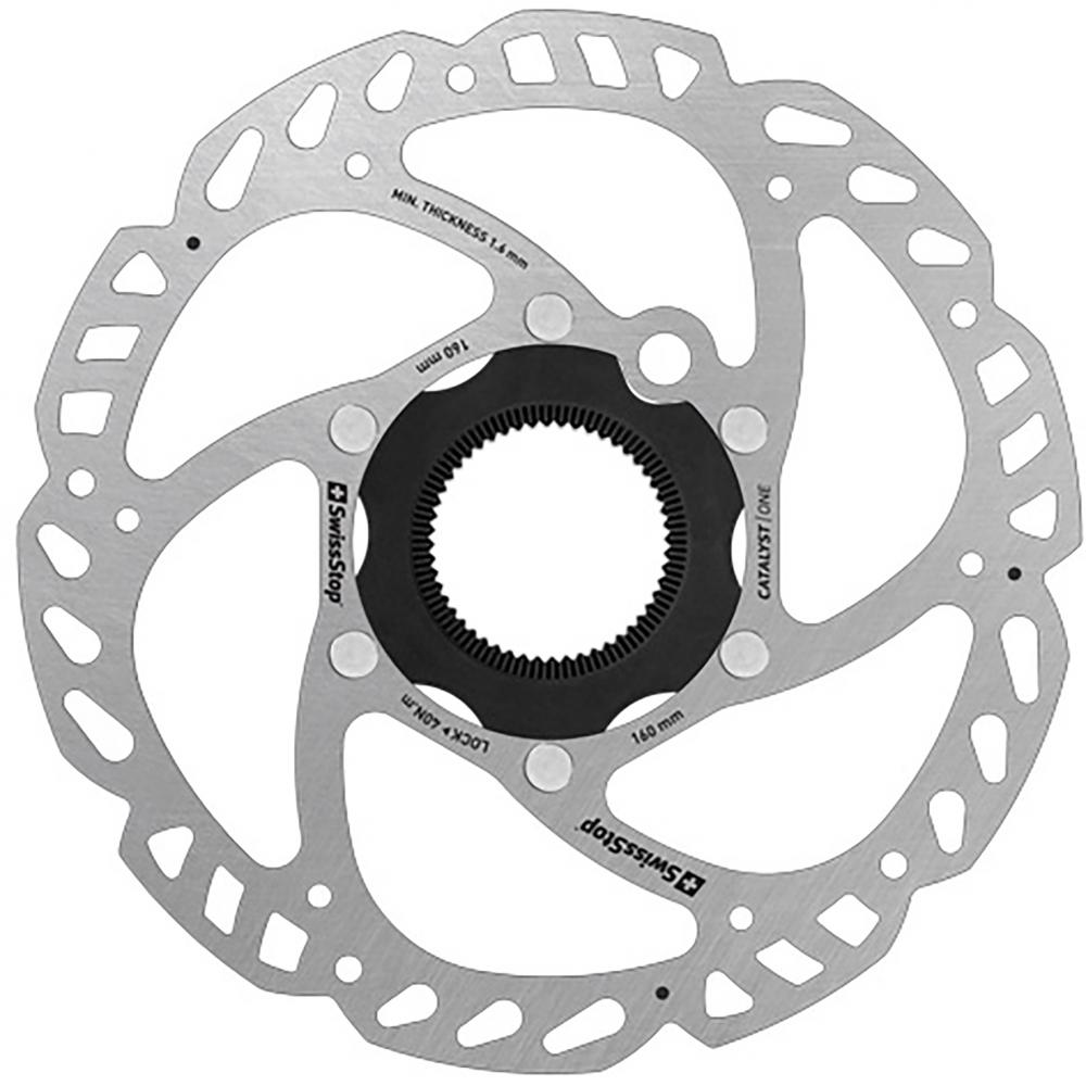 SwissStop Catalyst One Centerlock Disc Rotor 160 Rot - leistungsstarke & hitzebeständige Bremsscheibe