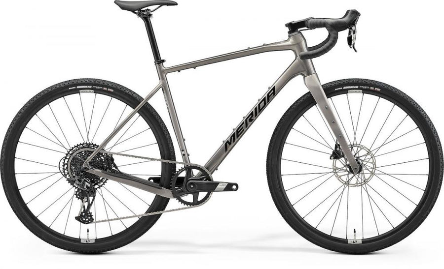 Merida SILEX 500 Warm Slate Grey (Black) Aluminium-Gravelbike Größe XS, SRAM Apex 1×12-Gang, hydraulische Scheibenbremse