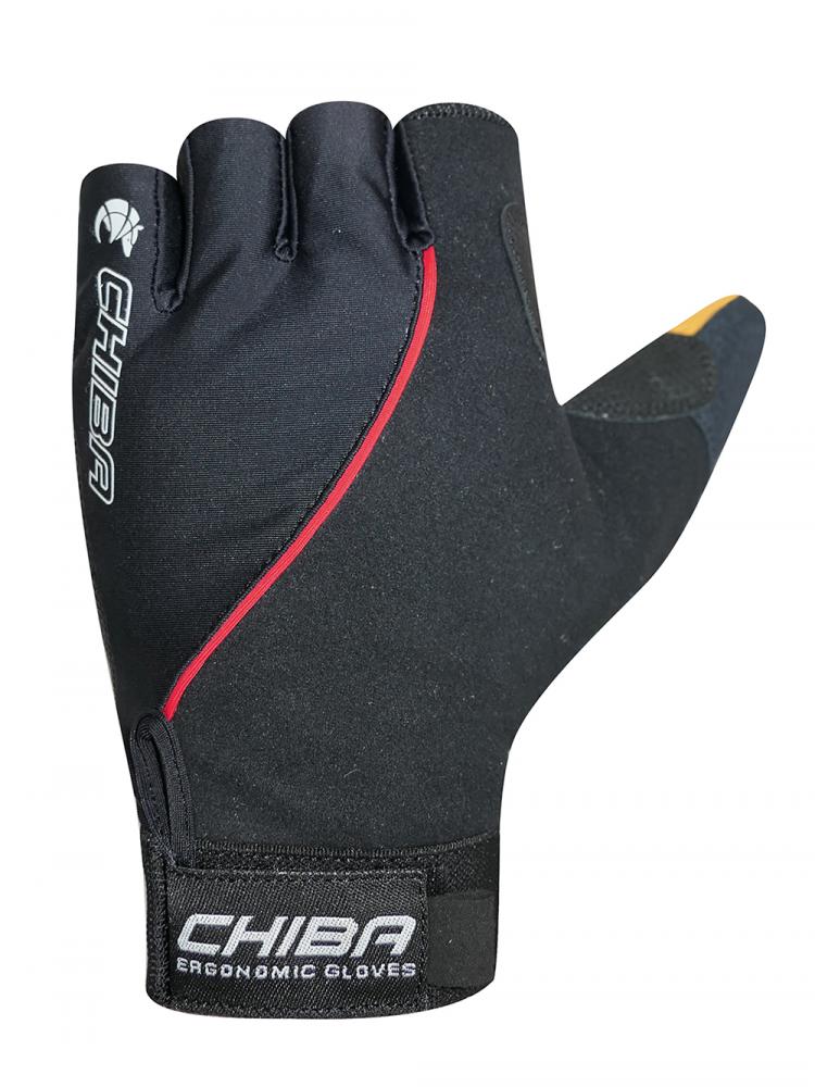 CHIBA Argon III - Radhandschuhe schwarz, 3XL, gelgepolstert, atmungsaktiv