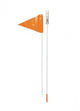Point Sicherheits Wimpelstange 2tlg orange Befestigung an Achse