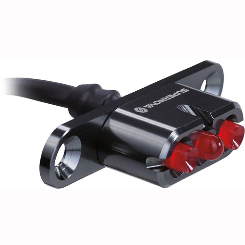 Supernova E3 Tail Light 2 Gepäckträger-Rücklicht 12 V schwarz - maximale Sichtbarkeit & Sicherheit