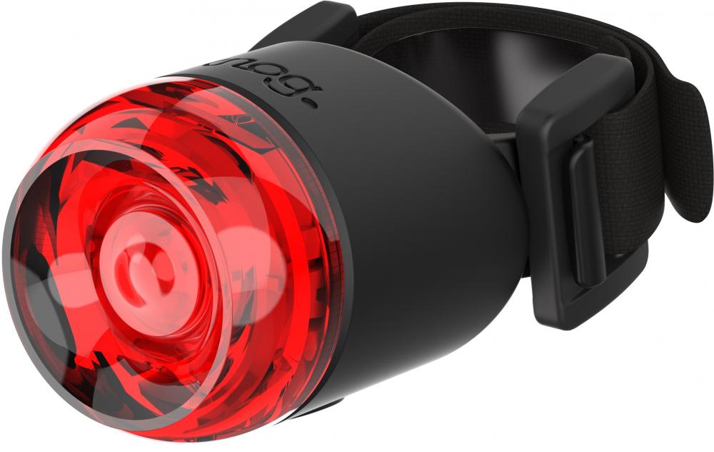 Plug Fahrradlampe Stvzo Rote Led Schwarz (10 Lumen)
