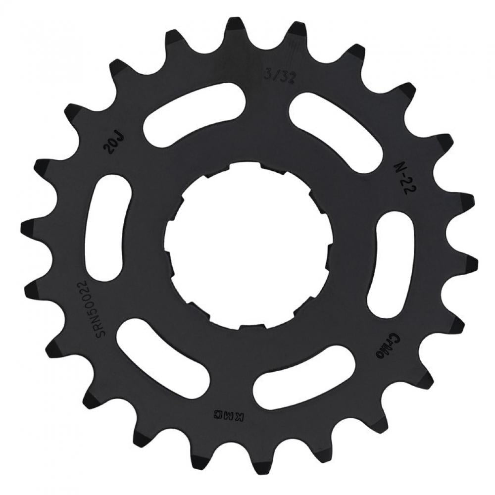 Antriebsritzel E-bike Für Enviolo 1/2" X 3/32", 22 Zähne, Schwarz