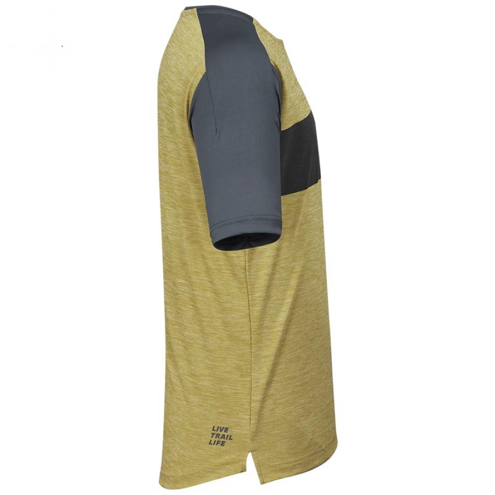IXS Sports Division iXS Flow X Kids Short Sleeve Jersey KM Acacia / Charcoal - leichtes Kinder-Bikejersey