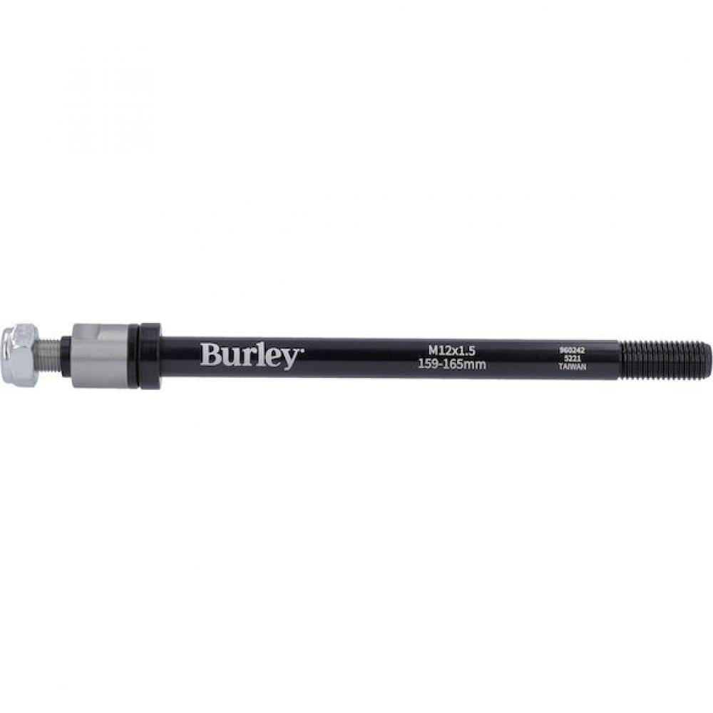 Steckachse Für Anhänger M12x1.5, 159-165 Mm Schwarz - Sichere Kupplung Für Fahrradanhänger