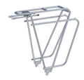 Stabiler silberner Tubus LOGO CLASSIC Fahrrad-Heckträger für 26-28 Zoll Räder.