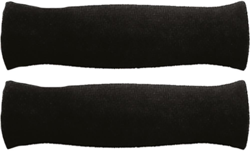 VELO MTB Griffe aus schwarzem Moosgummi, ergonomisch und stoßdämpfend, 125mm Länge für 22,2mm Lenker.